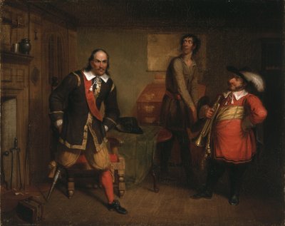 Peter Stuyvesant and the Trumpeter by Asher Brown Durand